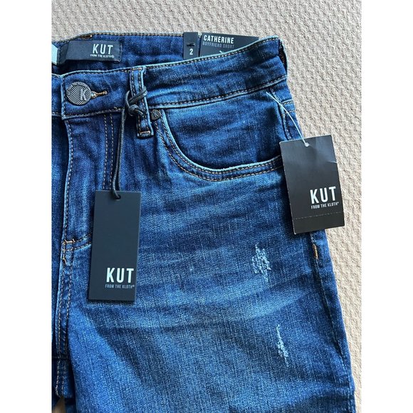 Kut from the Kloth Catherine Boyfriend Shorts - NWT - Size 2 - Picture 5 of 7